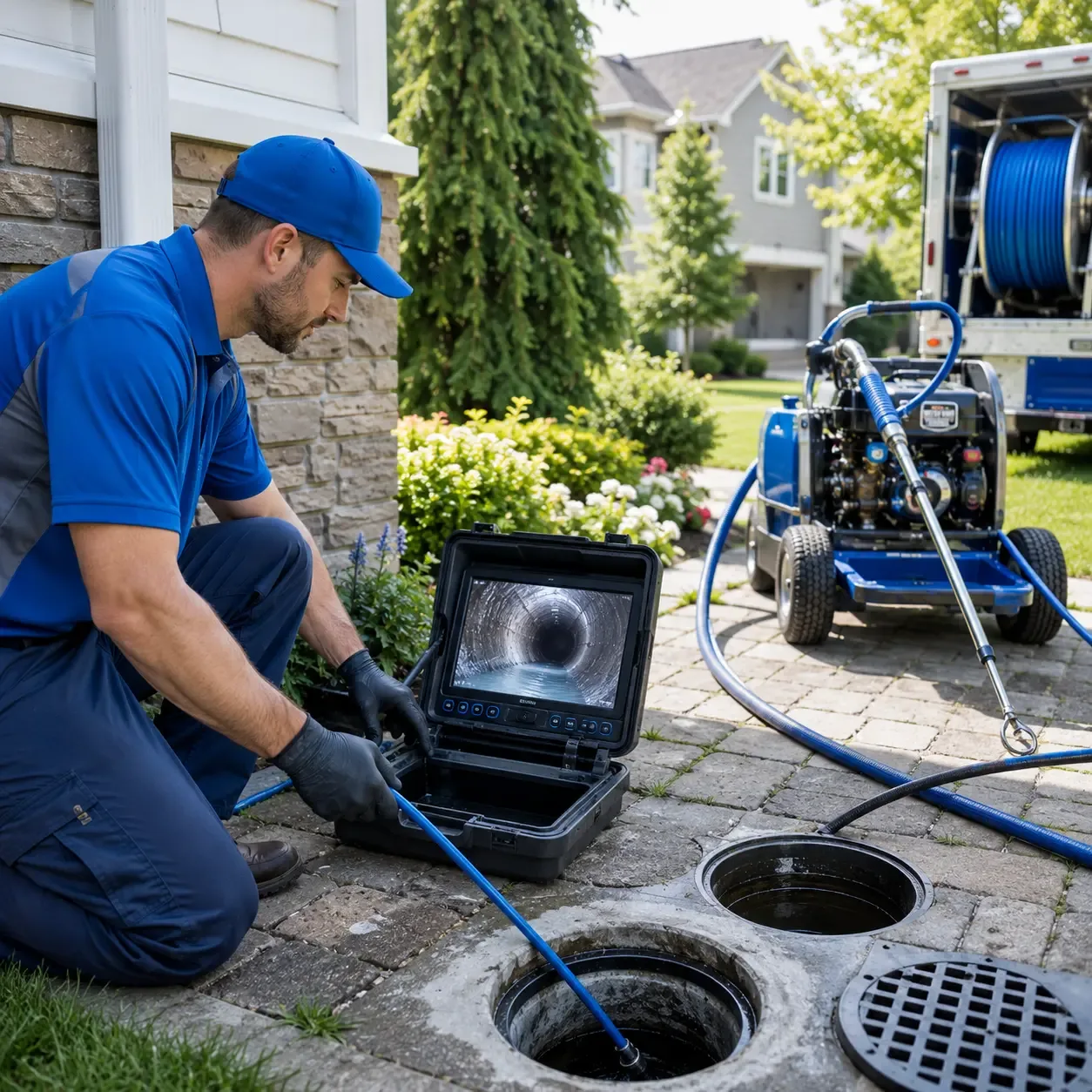 Outdoor drain cleaning professionals serving Prairie Grove, AR